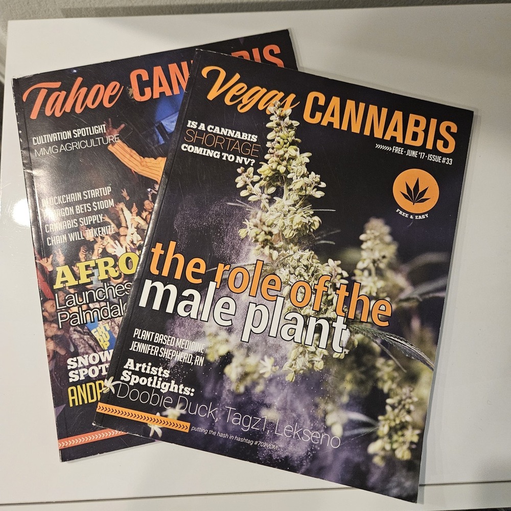 2017 Vegas And Tahoe Cannabis 2 Magazines June And September Weed Cannabis